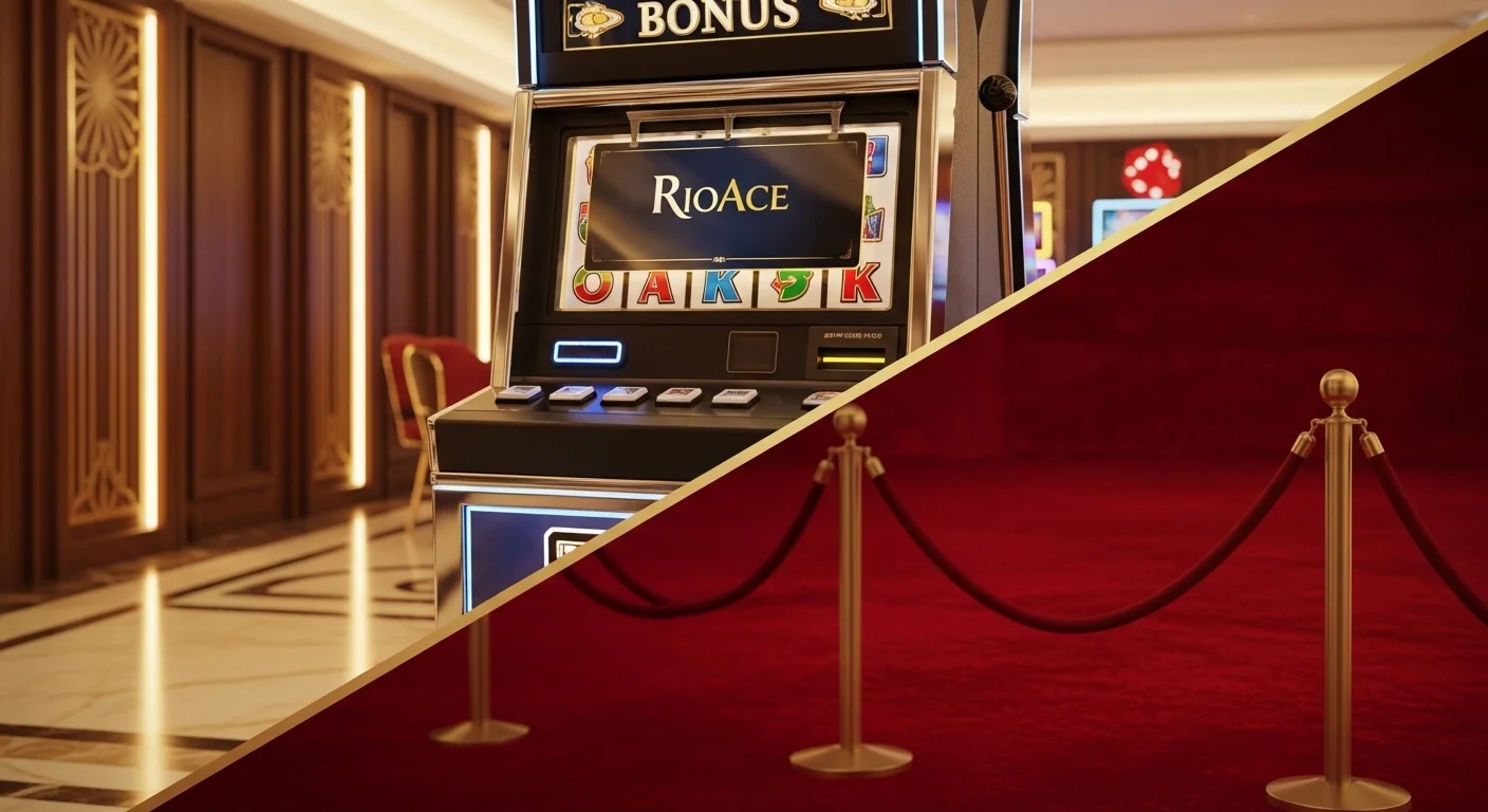 Mobile gameplay at RioAce